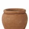 7" Terra Cotta Ridged Round Ceramic Container by Ashland®